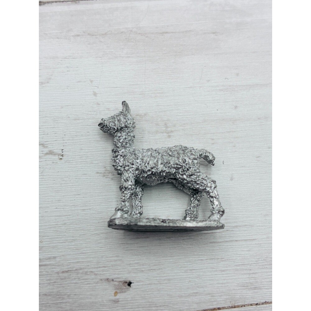 Vintage Metal Sheep Llama Alpaca Farm Animal Miniature Figure Tabletop Gaming